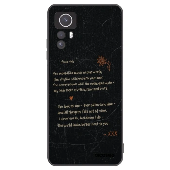 Picasee crna silikonska maskica za Xiaomi Redmi Note 12S - POET