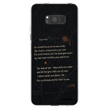 Picasee silikonska prozirna maskica za Samsung Galaxy S8 G950F - POET