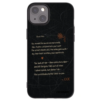Picasee crna silikonska maskica za Apple iPhone 15 Plus - POET
