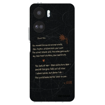 Picasee silikonska prozirna maskica za Honor 90 Lite 5G - POET
