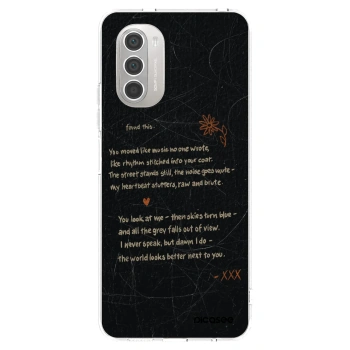 Picasee silikonska prozirna maskica za Motorola Moto G51 - POET