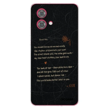 Picasee silikonska prozirna maskica za Motorola Moto G84 5G - POET