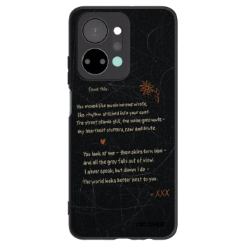 Picasee crna silikonska maskica za Honor X7a - POET