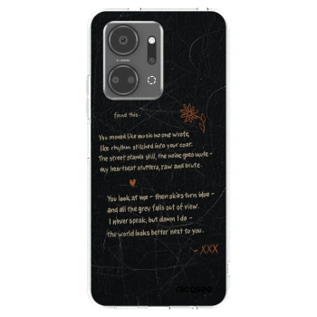 Picasee silikonska prozirna maskica za Honor X7a - POET