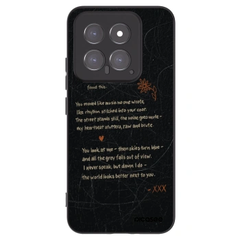 Picasee crna silikonska maskica za Xiaomi 14 - POET