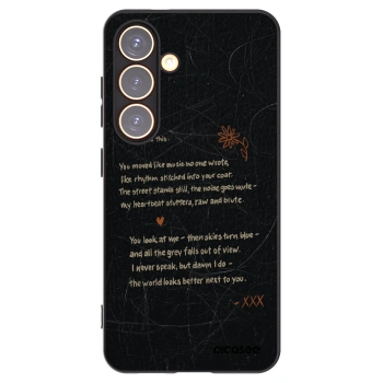 Picasee crna silikonska maskica za Samsung Galaxy S24 S921B 5G - POET