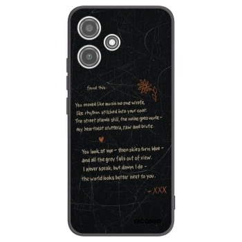 Picasee crna silikonska maskica za Xiaomi Redmi 12 5G - POET
