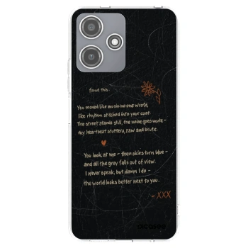 Picasee silikonska prozirna maskica za Xiaomi Redmi 12 5G - POET