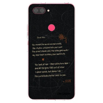 Picasee silikonska prozirna maskica za Xiaomi Mi 8 Lite - POET