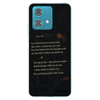 Picasee silikonska prozirna maskica za Motorola Edge 40 Neo - POET