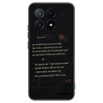 Picasee crna silikonska maskica za Xiaomi Poco X6 Pro - POET
