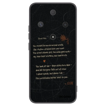 Picasee crna silikonska maskica za Honor Magic6 Lite 5G - POET