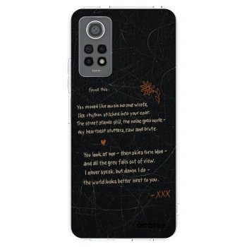 Picasee silikonska prozirna maskica za Xiaomi Redmi Note 12 Pro 4G - POET