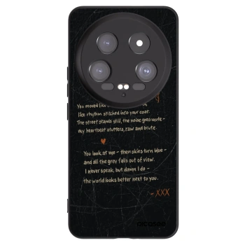 Picasee crna silikonska maskica za Xiaomi 14 Ultra - POET