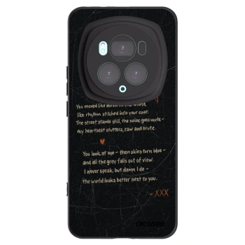 Picasee crna silikonska maskica za Honor Magic6 Pro - POET