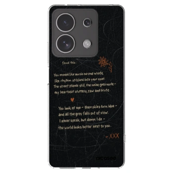 Picasee silikonska prozirna maskica za Xiaomi Redmi Note 13 4G - POET