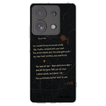 Picasee silikonska prozirna maskica za Xiaomi Redmi Note 13 Pro 4G - POET