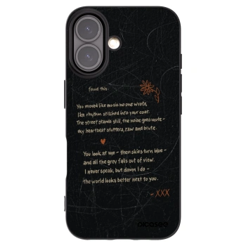 Picasee crna silikonska maskica za Apple iPhone 16 - POET