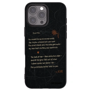 Picasee crna silikonska maskica za Apple iPhone 16 Pro Max - POET