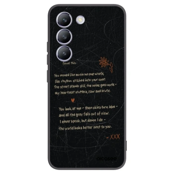 Picasee crna silikonska maskica za Vivo V40 SE 5G - POET