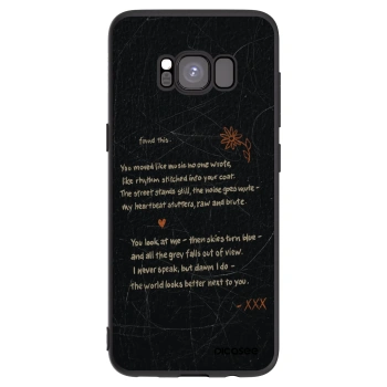 Picasee crna silikonska maskica za Samsung Galaxy S8 G950F - POET