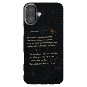 Picasee silikonska prozirna maskica za Apple iPhone 16 Plus - POET