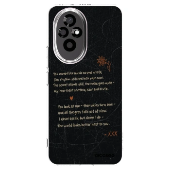 Picasee silikonska prozirna maskica za Honor 200 5G - POET