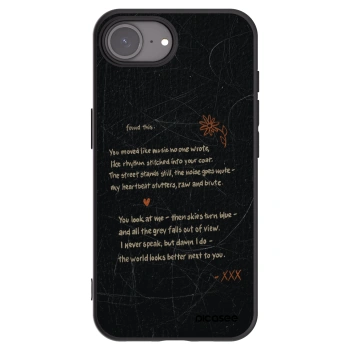 Picasee crna silikonska maskica za Apple iPhone 16e - POET