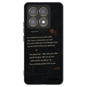 Picasee crna silikonska maskica za Xiaomi 14T - POET