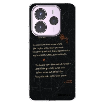Picasee silikonska prozirna maskica za Xiaomi Redmi Note 14 5G - POET