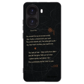 Picasee crna silikonska maskica za Xiaomi Poco X7 Pro 5G - POET
