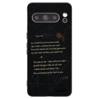 Picasee crna silikonska maskica za Google Pixel 8 Pro - POET