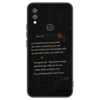 Picasee crna silikonska maskica za Xiaomi Redmi Note 7 - POET