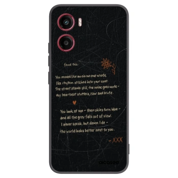 Picasee crna silikonska maskica za Motorola Moto G05 - POET