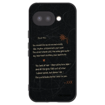 Picasee crna silikonska maskica za Google Pixel 9a - POET