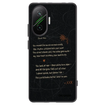 Picasee crna silikonska maskica za Xiaomi Poco F7 Pro 5G - POET