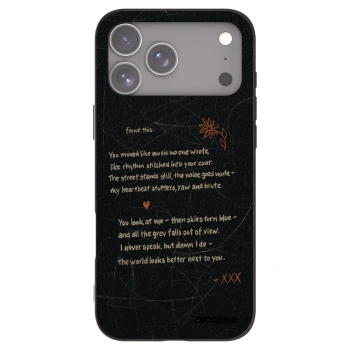 Picasee crna silikonska maskica za Apple iPhone 17 Pro Max - POET
