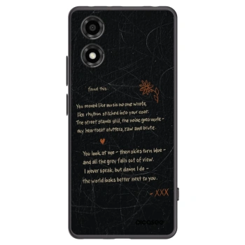 Picasee crna silikonska maskica za Motorola Moto E14 - POET