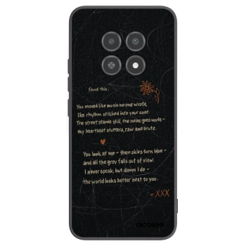 Picasee crna silikonska maskica za Realme 12X - POET