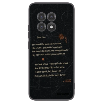 Picasee crna silikonska maskica za OnePlus 13R 5G - POET