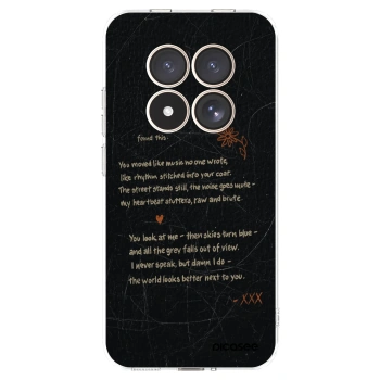 Picasee silikonska prozirna maskica za Xiaomi Redmi Note 15 Pro 4G - POET