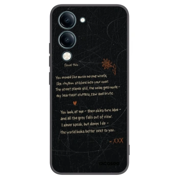 Picasee crna silikonska maskica za Vivo Y29s 5G - POET