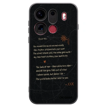 Picasee crna silikonska maskica za OPPO Find X9 Pro - POET