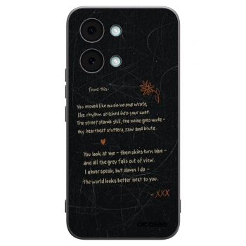 Picasee crna silikonska maskica za Xiaomi Poco X8 Pro Max - POET