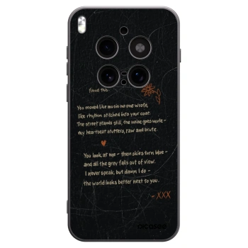 Picasee crna silikonska maskica za Vivo X300 Pro - POET