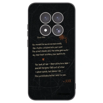 Picasee crna silikonska maskica za Xiaomi Redmi Note 15 Pro 5G - POET
