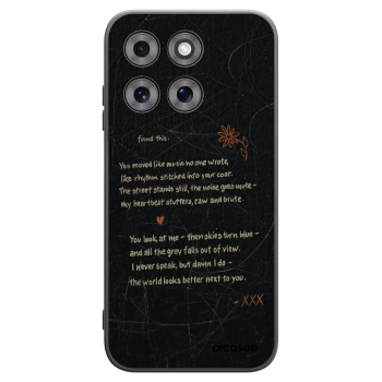 Picasee crna silikonska maskica za Motorola Moto G77 - POET