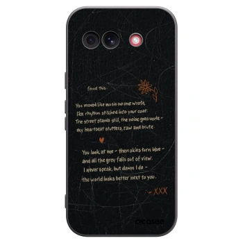 Picasee crna silikonska maskica za Google Pixel 10a - POET
