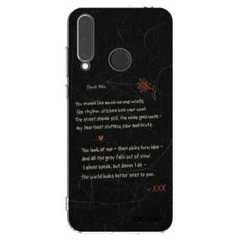 Picasee silikonska prozirna maskica za Honor 20 Lite - POET