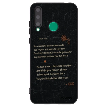 Picasee crna silikonska maskica za Honor 20 Lite - POET